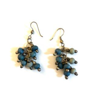 Blue Bauble Earrings